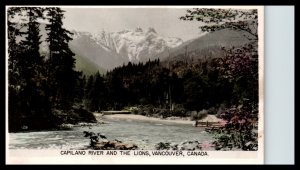 Capilano River and the Lions,Vancouver,British Colombia,Canada