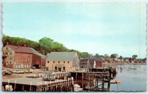 Postcard - Waterfront at Castine, Maine, USA