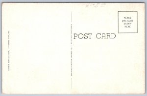 K31/ Rolla Missouri Postcard c1940s Edwin Long Hotel State Bank 217