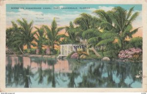 FORT LAUDERDALE , Florida , 1934 ;Himmershee Canal