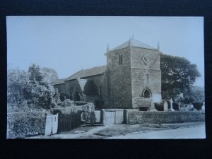 Nottinghamshire HALAM St Michael the Archangel's Church c1950s RP Postcard