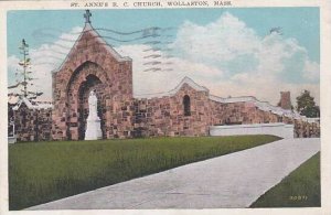 Massachusetts Wollaston Saint Annes R C Church 1933