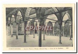 Algeria Constantine Old Postcard Old palace & # 39Hady Ahmed Bey Court of the...