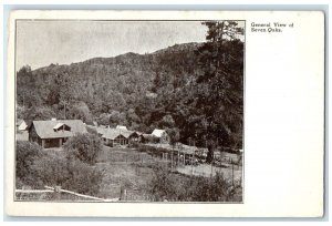 c1910's General View Of Seven Oaks San Bernardino California CA Antique Postcard