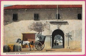 ag3601 -  Philippines - VINTAGE POSTCARD  - Manila, old Spanish gate