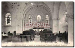 Neuilly sur Seine - Interior of the Chapel of Saint Ferdinand - Old Postcard