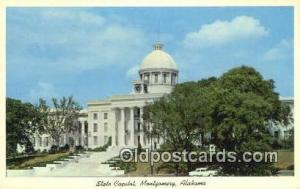 Montgomery, Alabama, AL State Capital USA 1967 postal used 1967