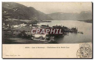 Old Postcard Lake Annecy Talloires and the small lake