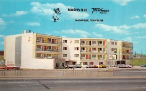 Nashville, TN Tennessee  TRAVELODGE MOTEL~Sleepy Bear  ROADSIDE ca1960s Postcard