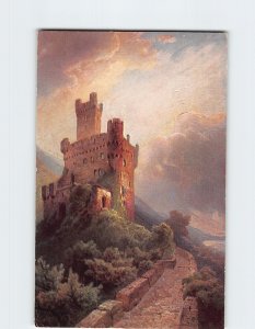 Postcard Burg Sooneck Niederheimbach Germany