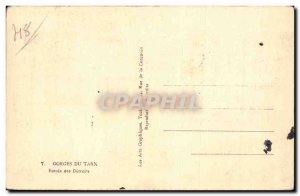 Old Postcard Gorges du Tarn straits