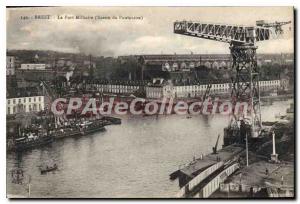 Postcard Old Port Brest Military basin Pontaniou