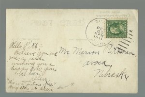 Diller NEBRASKA RP 1911 INTERIOR GENERAL STORE Drug nr Beatrice Fairbury Odell 
