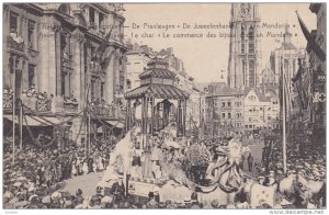 ANVERS, Belgium, 1900-1910´s; Cortege Des Bijoux, Le Char, Le Commerce Des B...