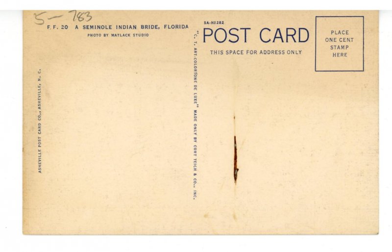 Seminole Indian Bride