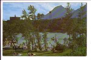 Lake Linnet, Prince of Wales Hotel, Waterton Lakes National Park, Alberta, Su...