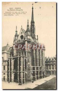 Old Postcard Paris La Sainte Chapelle