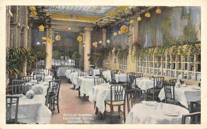 Italian Garden Restaurant Interior Kaiserhof Hotel Chicago Illinois postcard