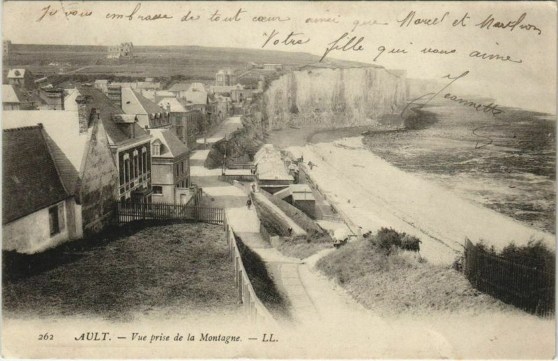 CPA AULT Vue prise de la Montagne (25240)