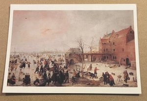 PC - UNUSED - SCENE ON THE ICE NEAR A TOWN, BY HENDRICK AVERCAMP