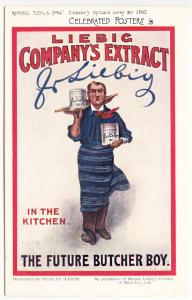 Raphael Tuck Celebrated Posters Liebig Company Extract Butcher Boy Postcard 
