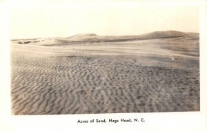 RPPC Acres of Sand NAGS HEAD, NC North Carolina ca 1940s Vintage Postcard