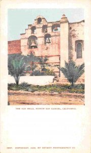 Old Bells Mission San Gabriel California 1899c Private Mailing Card postcard