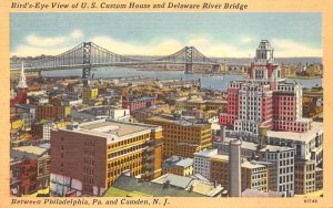 Bird'-Eye View of U. S. Custom House in Camden, New Jersey