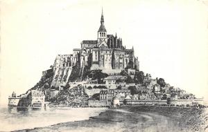 BR41060 le mont st michel vue prise de la digue France