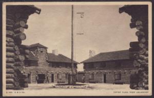 Court Yard,Fort Dearborn, Century of Progress Postcard