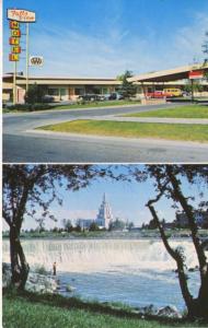 Falls View Motel ~ Idaho Falls ID Idaho ~ AAA Vintage Postcard