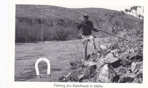 Idaho Humour Fishing For Steelhead Man Fishing With Magnet