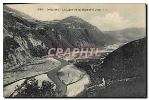 Old Postcard Dauphine Line of Mure and Drac