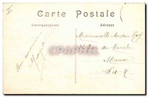 Postcard Old fishing boat Treport fishing boat returning to port