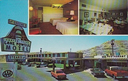 Lake Powell Motel Lake Powell Arizona 1971