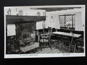 Buckinghamshire SPEEN The Old Plow Inn - Interior - Old RP Postcard by Roberts