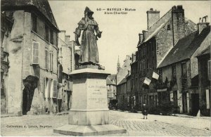 CPA BAYEUX - Statue Alain Chartier (140452)