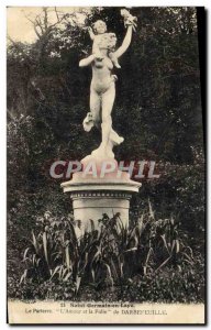 Old Postcard Saint Germain en Laye The parterre L & # 39amour and folly of Da...