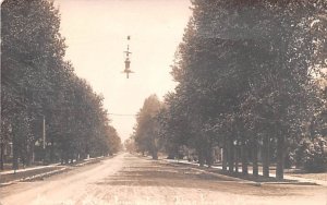 Missouri Ave. Looking East Real Photo - Deer Lodge, Montana MT Postcard