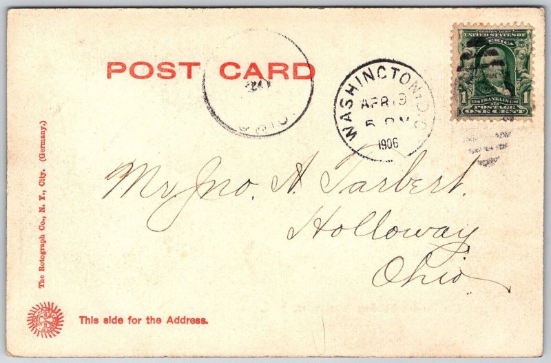 Washington DC 1906 Postcard The Pension Building