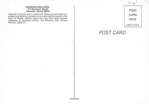 Hawaiian King Hotel, Honolulu, Hawaii 