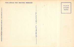 LONG BEACH, California CA    POST OFFICE BUILDING   ca1940's Linen Postcard