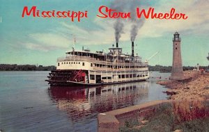 Unidentified River Steamship Ferry Boat Ship 