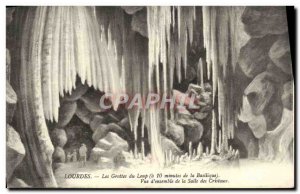 Old Postcard Lourdes Caves Loup 10 minutes from the Basilica of view & # 39en...