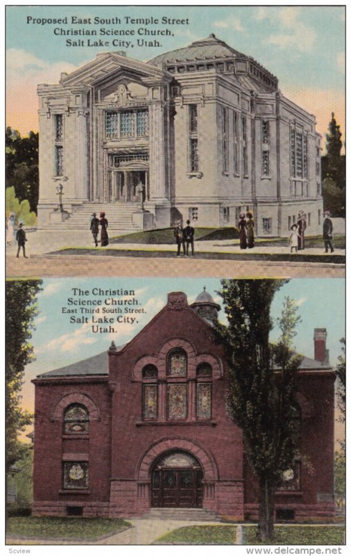 SALT LAKE CITY, Utah, 1900-1910´s; 2-Views, Proposed East South Temple Stree...