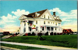 Cape May County Tuna Club Beach Drive Cape May NJ Vintage Postcard G33