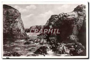 Postcard Modern Presqu'ile de Quiberon 39ile Port Bara Rocks Chaos