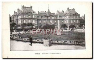 Old Postcard Paris Palais Du Luxembourg