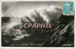Modern Postcard The Rocks Vallieres Wave Effect