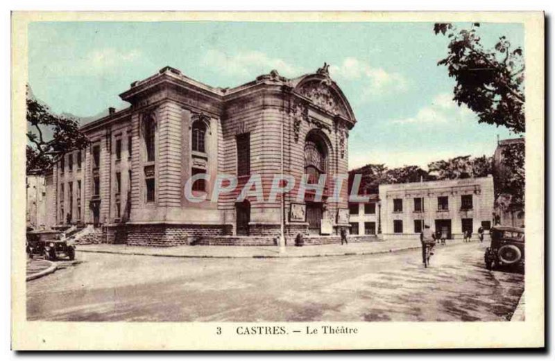 Old Postcard The Theater Castres